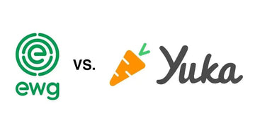 This graphic features the EWG and Yuka Logos, two apps that help you with food and product safety ratings