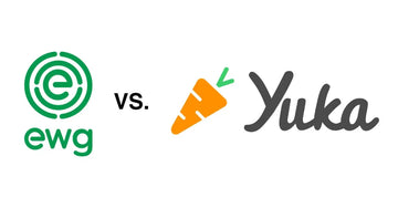 This graphic features the EWG and Yuka Logos, two apps that help you with food and product safety ratings