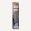 Juniper Ridge Campfire Incense Douglas fir packaged product with watercolor design and 26 sticks white background.