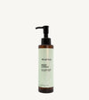 Simple Body Rosemary Mint body lotion bottle with pump on a tan background