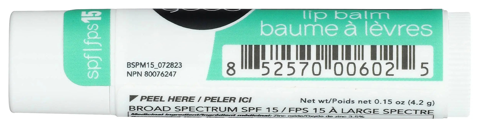 Spearmint SPF15 Lip Balm All Good Body Care