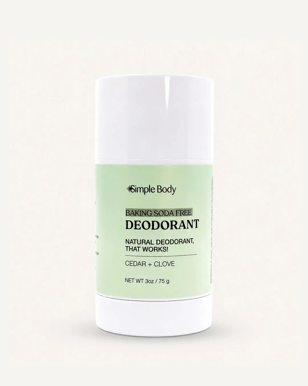 Simple Body - Baking Soda Free Deodorant Cedar + Clove (AI)
