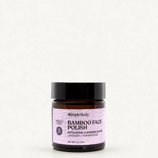 Simple Body - Lavender Bamboo Face Polish 1oz (AI)
