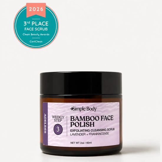 Simple Body - Lavender Bamboo Face Polish 2oz (AI)