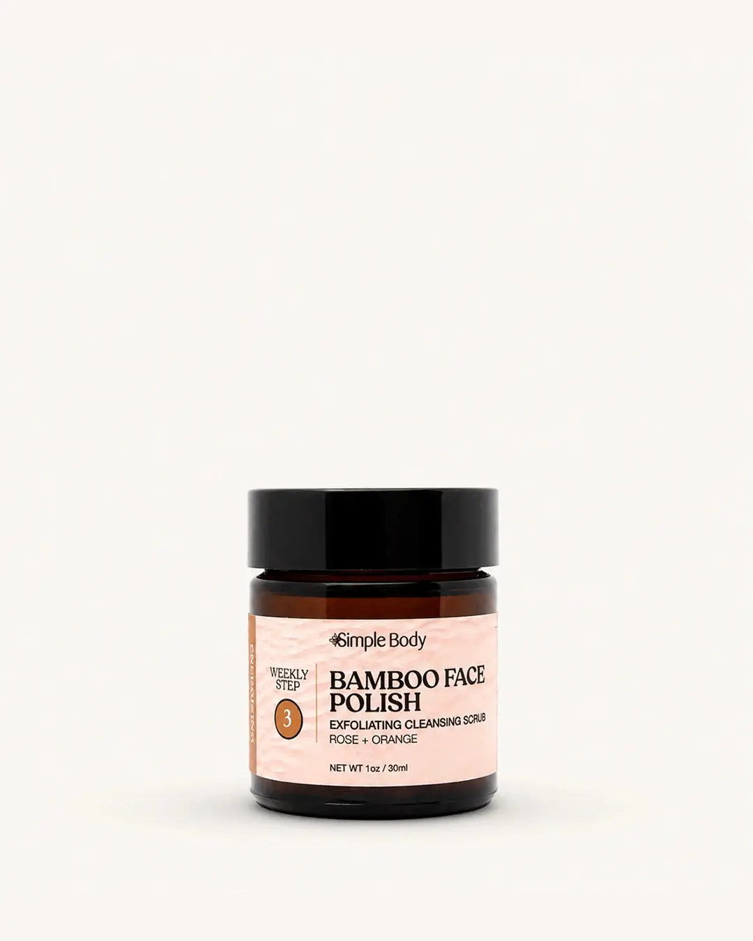 Simple Body - Orange Bamboo Face Polish 1oz (AI)