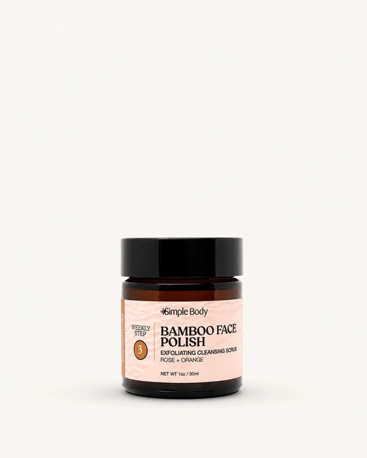 Simple Body - Orange Bamboo Face Polish 1oz (AI)