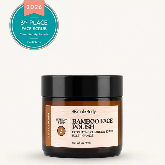 Simple Body - Orange Bamboo Face Polish 2oz (AI)