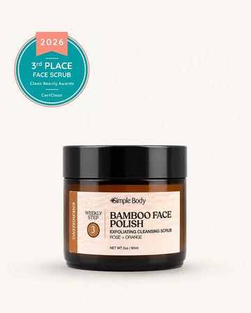 Simple Body - Orange Bamboo Face Polish 2oz (AI)