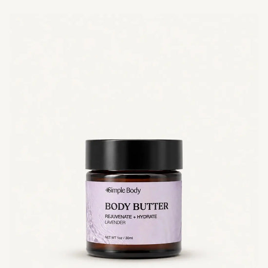 Simple Body - Body Butter for Dry and Cracked Skin Lavender 1oz (AI)