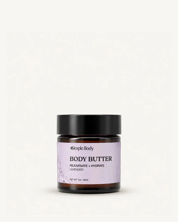 Simple Body - Body Butter for Dry and Cracked Skin Lavender 1oz (AI)