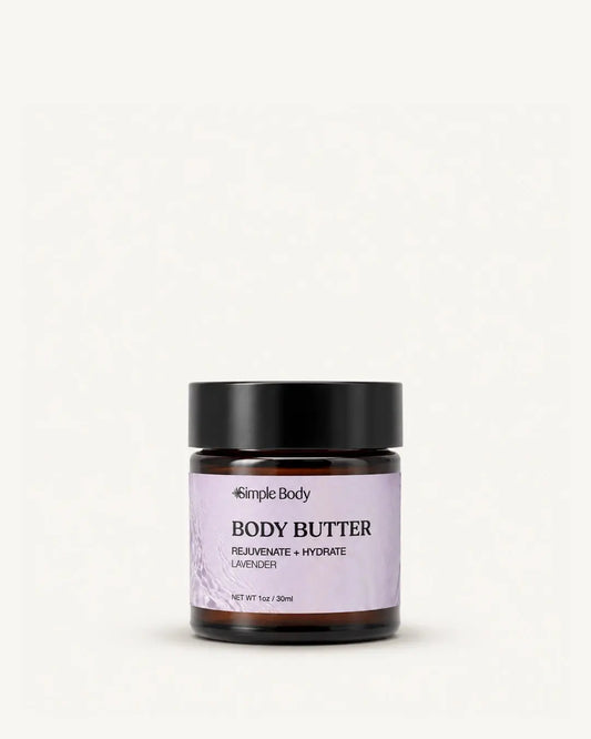 Simple Body - Body Butter for Dry and Cracked Skin Lavender 1oz (AI)