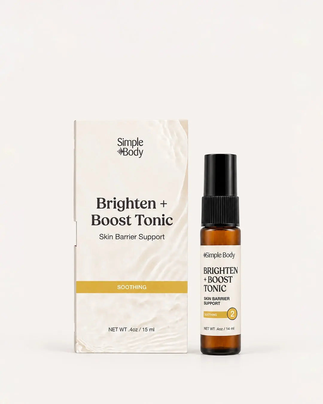 Simple Body - Brighten + Boost Tonic .4oz (AI)