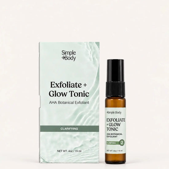 Simple Body - Exfoliate + Glow Tonic .4oz (AI)
