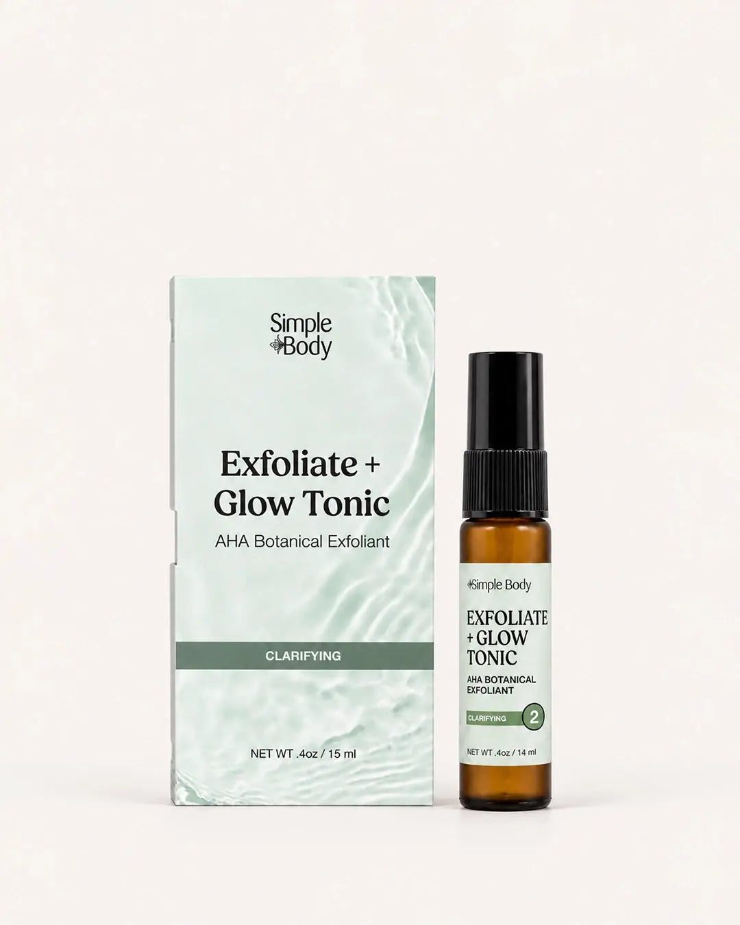 Simple Body - Exfoliate + Glow Tonic .4oz (AI)