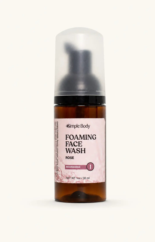 Simple Body - Rose Foaming Face Wash 1oz (AI)