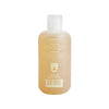 A bottle of Juniper Ridge Body Wash shown from the back, featuring a translucent amber-colored liquid and a white cap, on a plain white background.