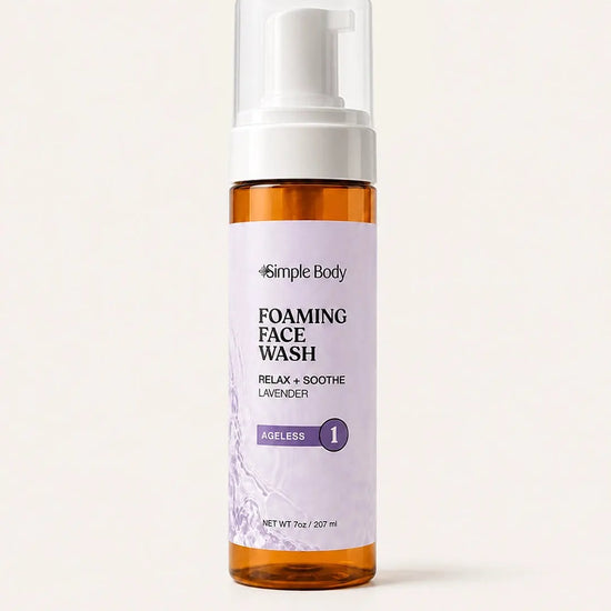 Simple Body - Lavender Foaming Face Wash 7oz (AI)