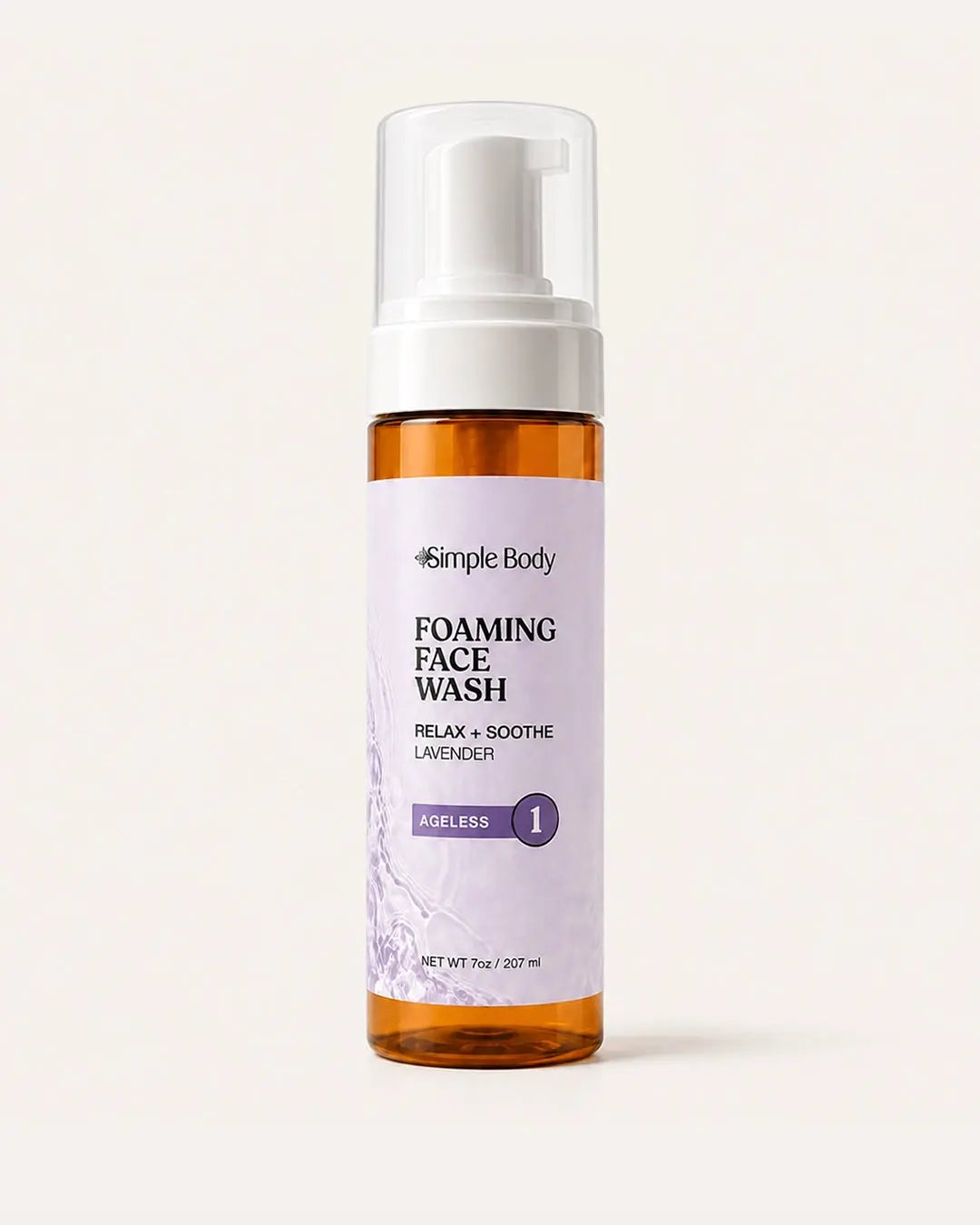 Simple Body - Lavender Foaming Face Wash 7oz (AI)