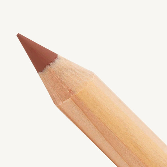 A closeup of a Lip Pencil by Pure Anada thats a warm brow-orange color.