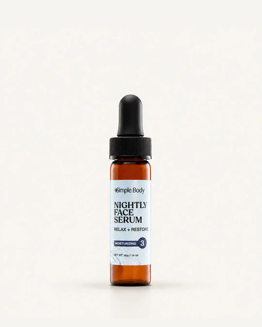 Simple Body - Nightly Face Serum .4oz (AI)
