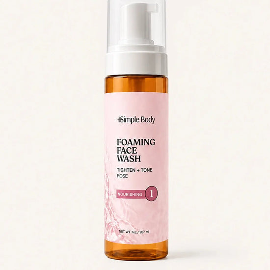 Simple Body - Rose Foaming Face Wash 7oz (AI)