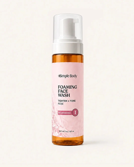Simple Body - Rose Foaming Face Wash 7oz (AI)