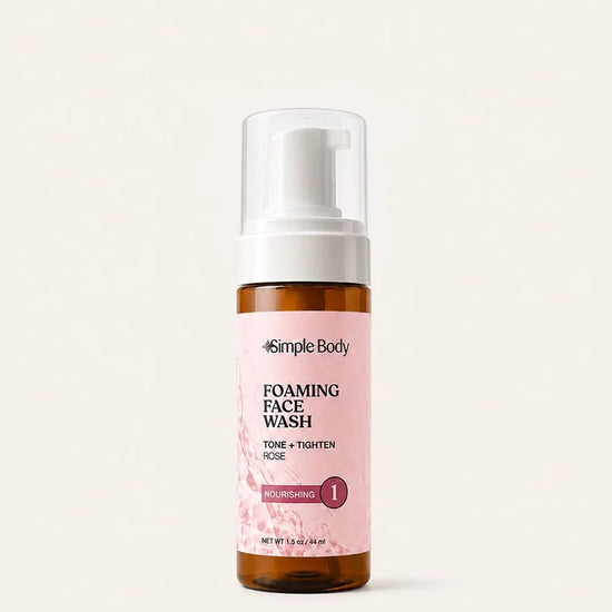 Simple Body - Rose Foaming Face Wash  1.5oz (AI)