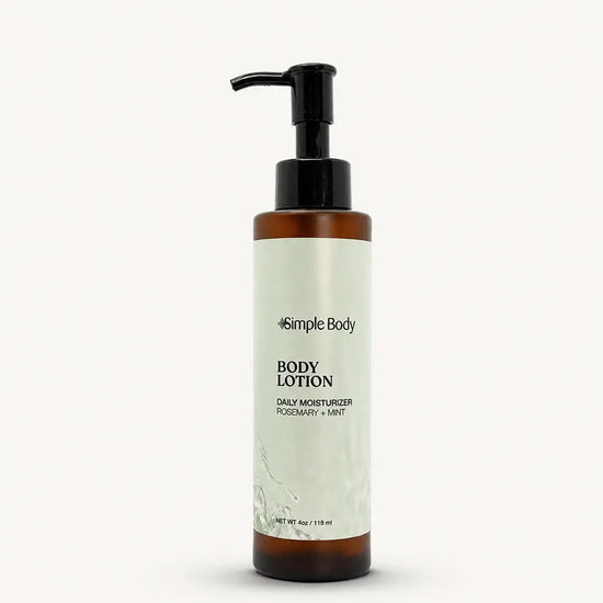 Simple Body - Rosemary Mint Body Lotion for Dry Skin 4oz (AI)