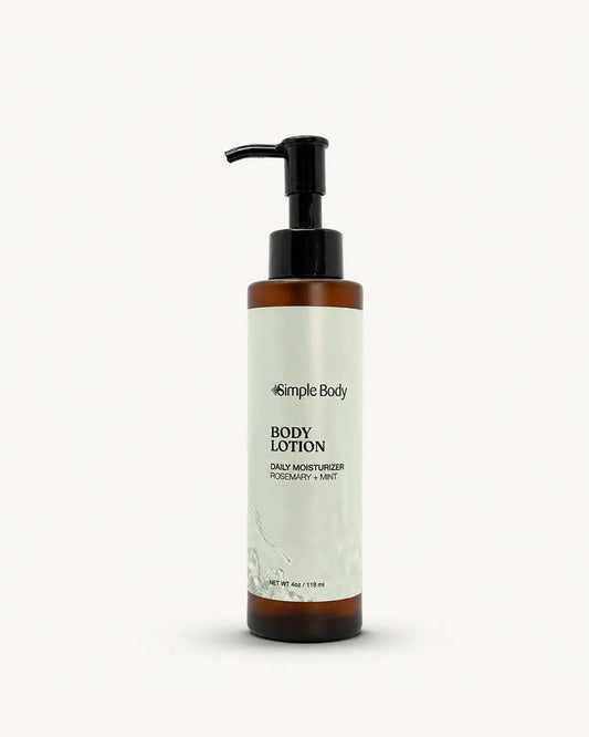 Simple Body - Rosemary Mint Body Lotion for Dry Skin 4oz (AI)