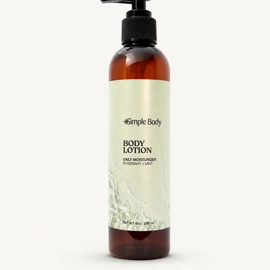 Simple Body - Rosemary Mint Body Lotion for Dry Skin 8oz (AI)