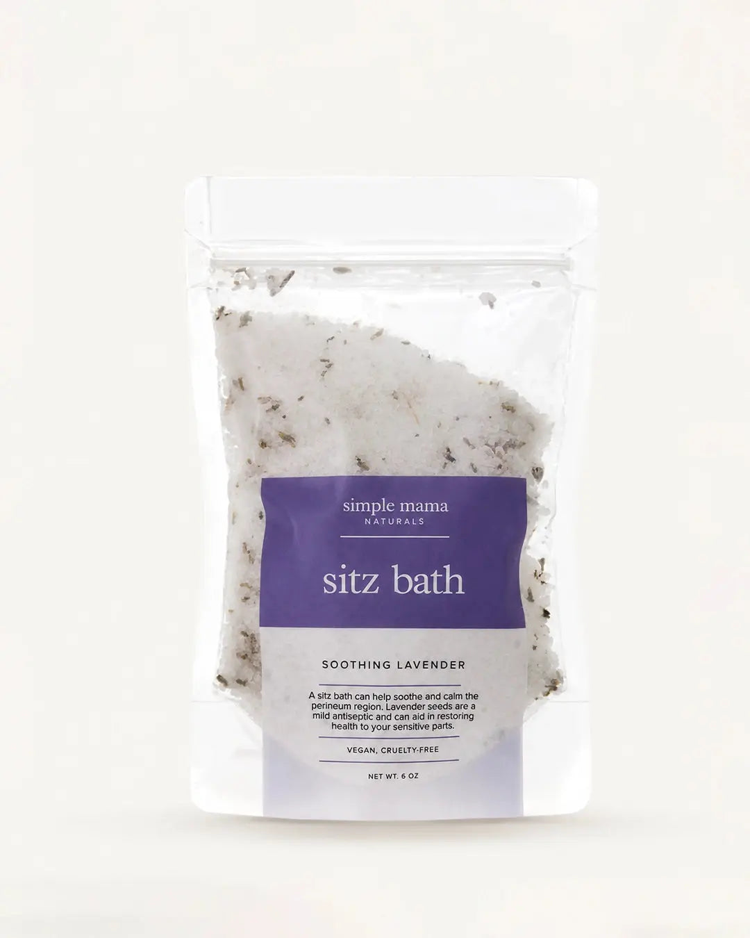 Simple Body - Sitz Bath Salt Calming Lavender 6oz (AI)