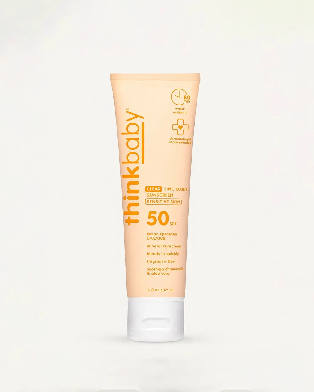 Simple Body - Thinkbaby SPF 50+ Baby Clear Zinc Sunscreen for Sensitive Skin (AI)