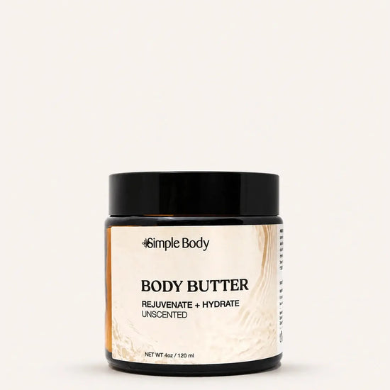 Simple Body - Unscented Body Butter for Dry and Cracked Skin 4oz (AI)