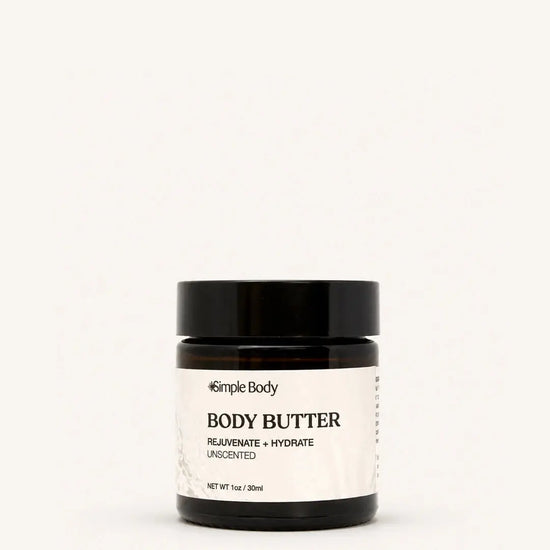 Simple Body - Unscented Body Butter for Dry and Cracked Skin 1oz (AI)