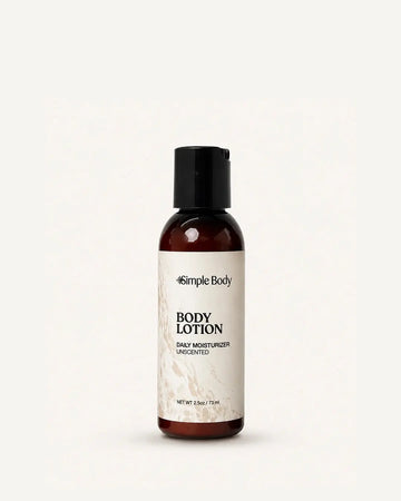 Simple Body - Unscented Body Lotion for Dry and Sensitive Skin 2.5oz (AI)