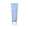 Tube of cream with a blue label on a white background
