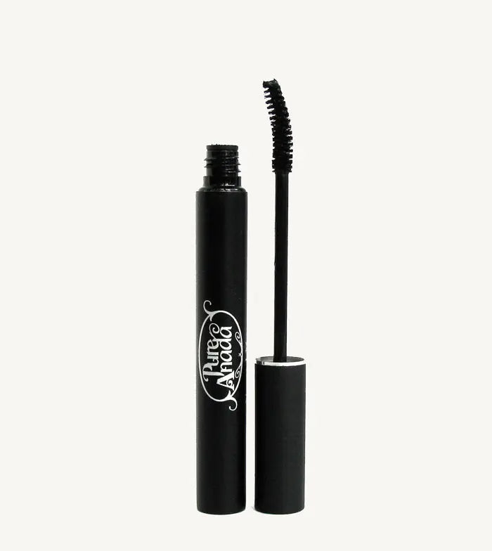 Natural Black mascara with Pure Anada logo on a white background