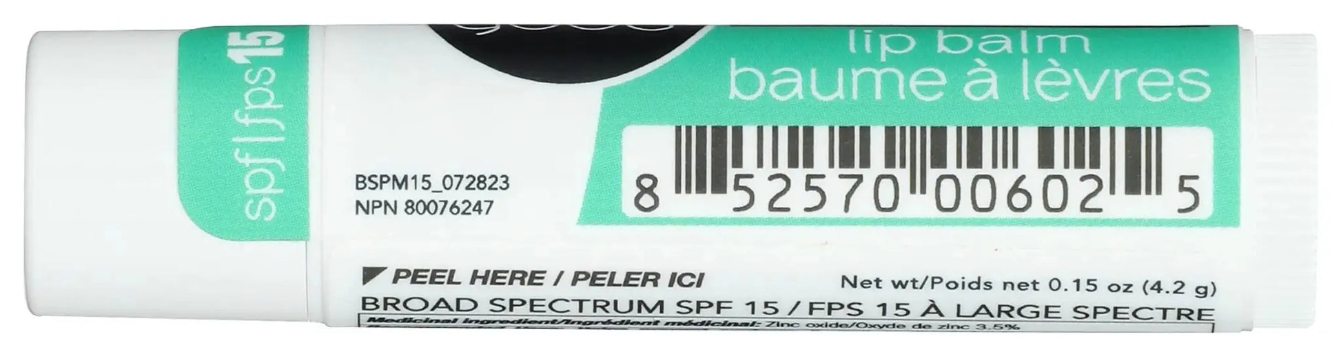 Spearmint SPF15 Lip Balm All Good Body Care