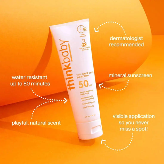 Think Baby Sunscreen Lotion, EWG Rated #2 Think
