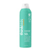 thinkkids sunscreen spray bottle on a white background