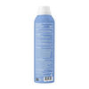 Blue sunscreen bottle with a white cap on a white background