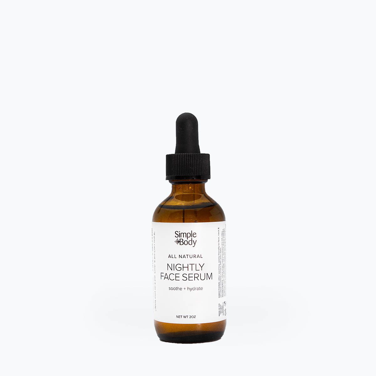 Nightly Face Serum, 2oz - Simple Body Products