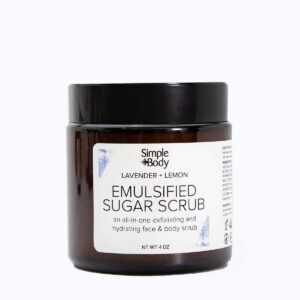 emulsified sugar scrub