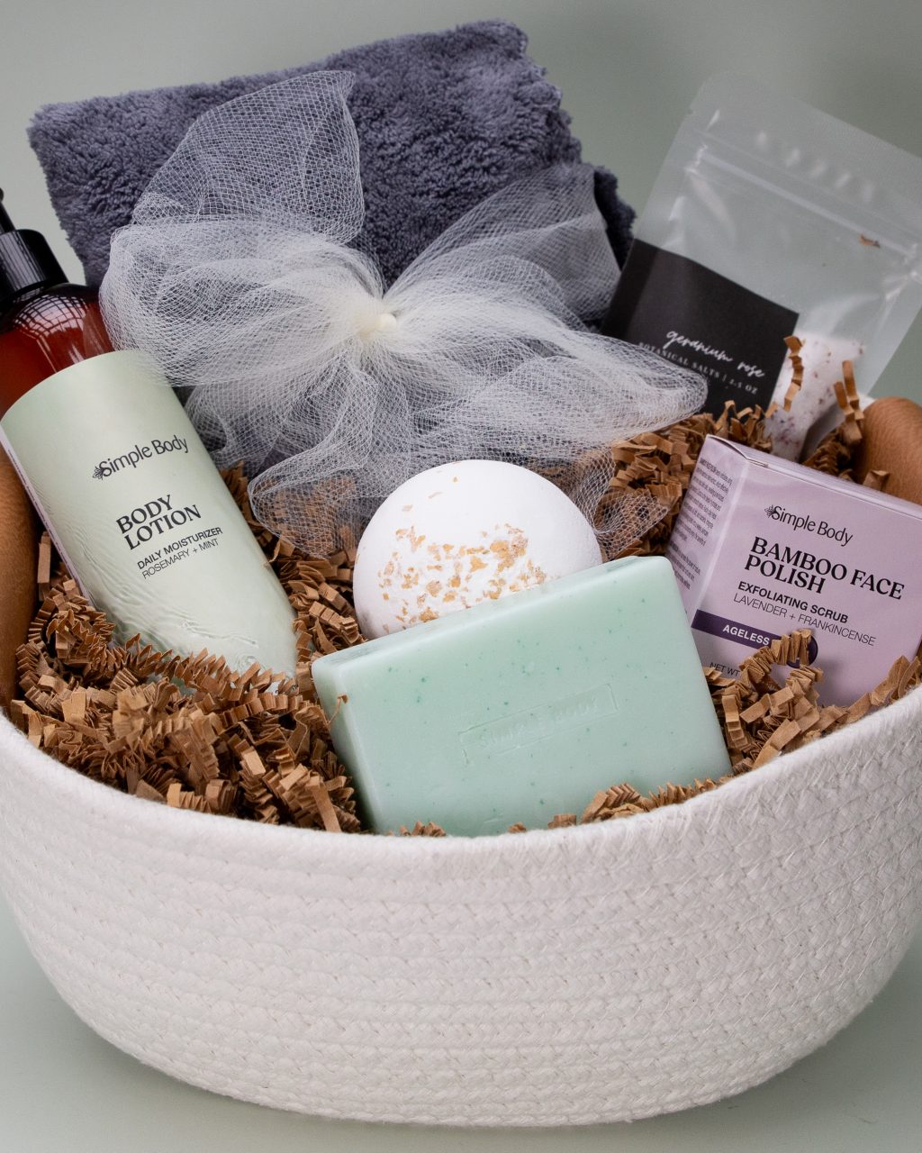 Pamper + Glow Gift Basket