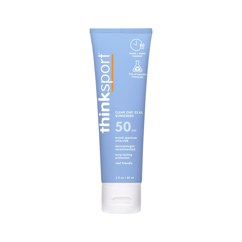 ThinkSport Clear Zinc Sunscreen SPF 50