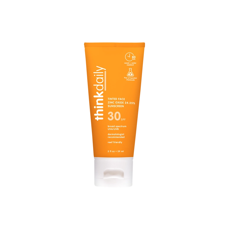 Think Daily SPF 30 Everyday Tinted Face Sunscreen, EWG #1