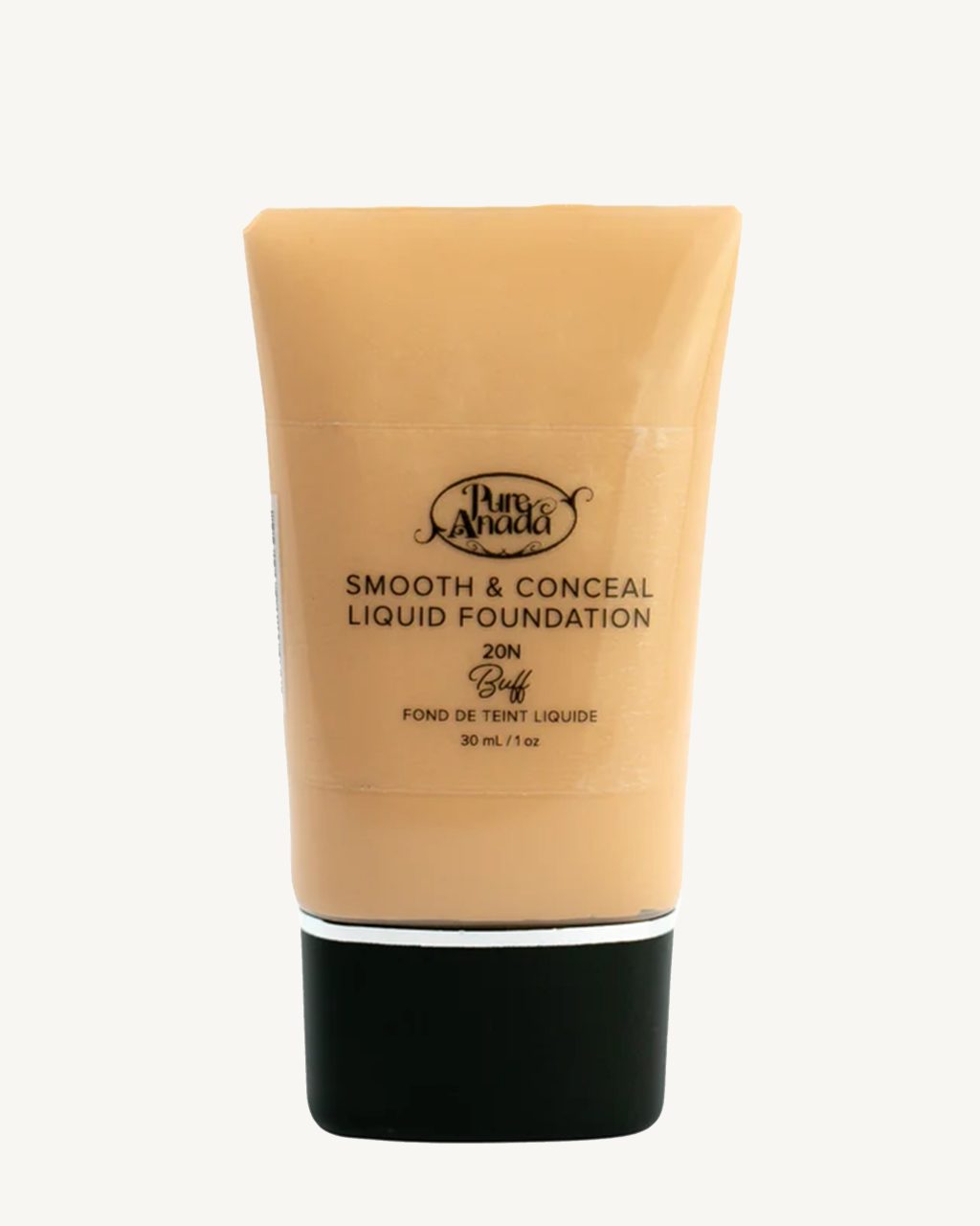 A photo of Liquid Foundation by Pure Anada in a Buff color