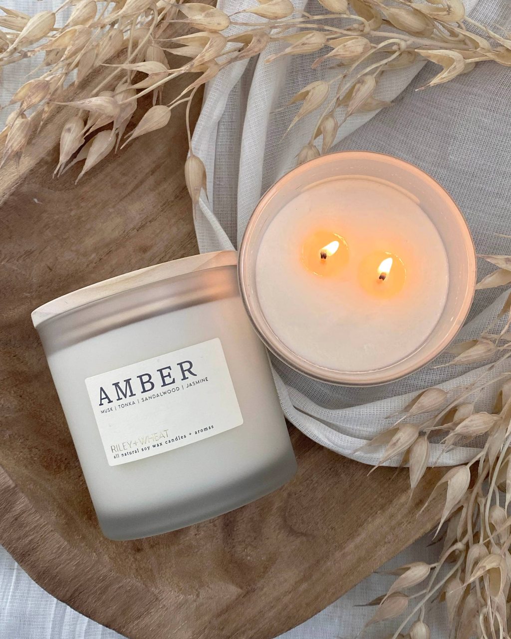 Amber Candle